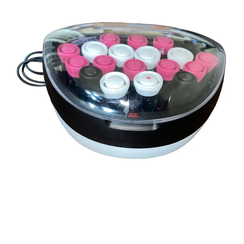 Remington Ionic Protective 20 Velvet Flocked Hot Roller Curler Wax Core 3 Sizes